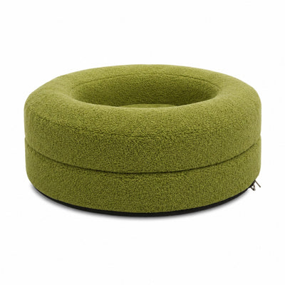 Orthopedic Dog Bed with Washable Cover for Large Dogs — Plush Faux-Fur Top and Anti-Slip Base 30