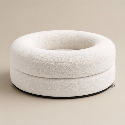 Orthopedic Dog Bed with Washable Cover for Large Dogs — Plush Faux-Fur Top and Anti-Slip Base 300