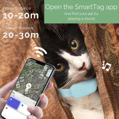 PetTrackPro | Bluetooth Dog and Cat Tracker with Long Battery Life for Small to Medium Pets-Pet Tracking & Monitoring Devices-Levereau-Black-Levereau