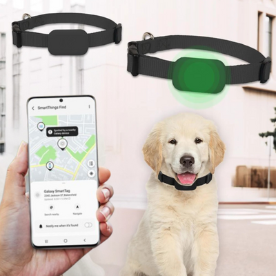 PetTrackPro | Bluetooth Dog and Cat Tracker with Long Battery Life for Small to Medium Pets-Pet Tracking & Monitoring Devices-Levereau-Black-Levereau