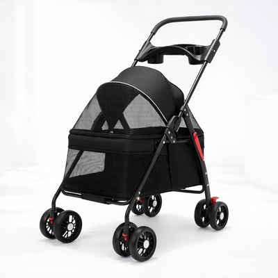 PetVoyage | Foldable Lightweight Dog Stroller with Mesh Panels for Small Dogs and Cats 10