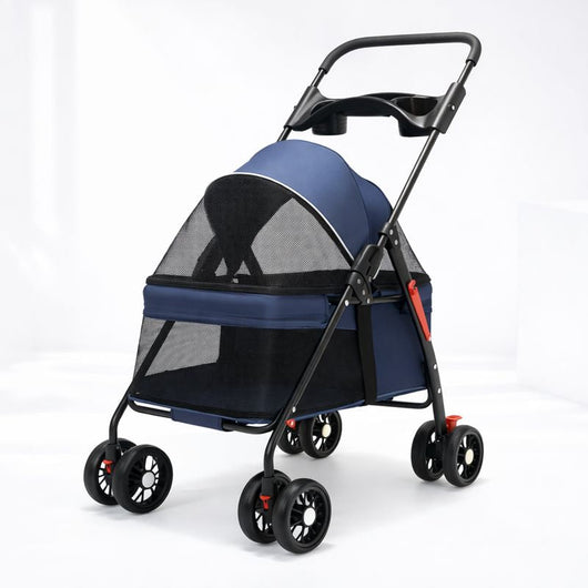 PetVoyage | Foldable Lightweight Dog Stroller with Mesh Panels for Small Dogs and Cats 9