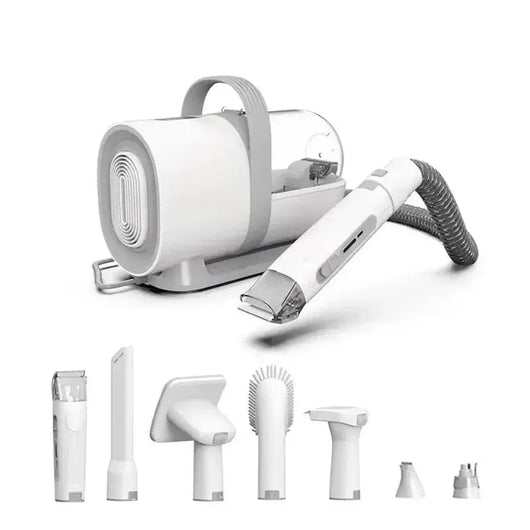 Pet Clippers with Integrated Vacuum for Effortless Dog and Cat Grooming | Quiet and Versatile Attachment Set-Pet Grooming Tools-Levereau-Default-Levereau