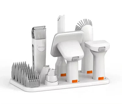 Pet Clippers with Integrated Vacuum for Effortless Dog and Cat Grooming | Quiet and Versatile Attachment Set-Pet Grooming Tools-Levereau-Default-Levereau