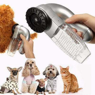 Pet Vacuum Cleaner with Ergonomic Design for Dogs and Cats - Cordless Hair Removal Tool 0