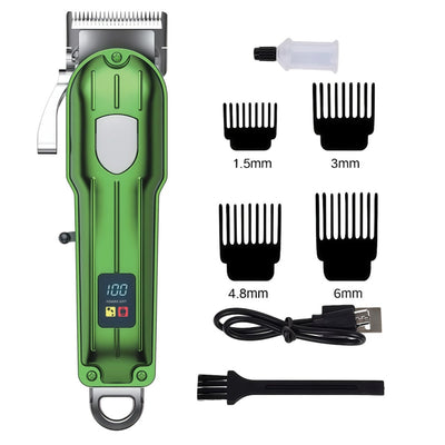 Professional Dog Clippers with Rechargeable Battery and Carbon Steel Blades for All Dog Sizes 1