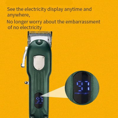 Professional Dog Clippers with Rechargeable Battery and Carbon Steel Blades for All Dog Sizes 4