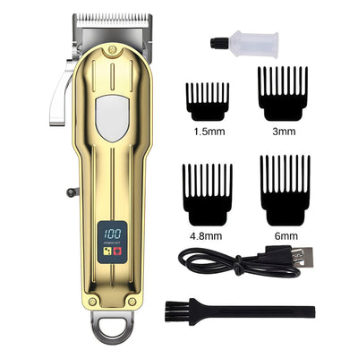 Professional Dog Clippers with Rechargeable Battery and Carbon Steel Blades for All Dog Sizes 5