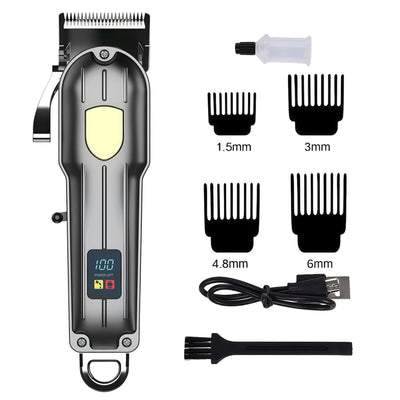 Professional Dog Clippers with Rechargeable Battery and Carbon Steel Blades for All Dog Sizes 6