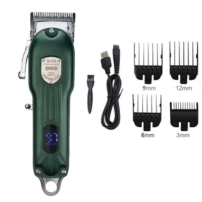Professional Dog Clippers with Rechargeable Battery and Carbon Steel Blades for All Dog Sizes 8