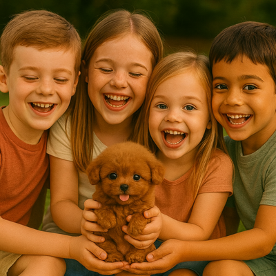 Robot Dog Toy with Realistic Movements and Touch Response for Kids-Robot Toys-Levereau-Brown-Levereau