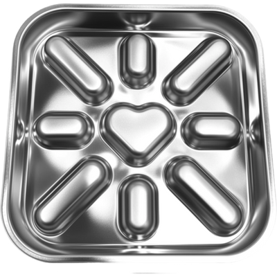 Slow Feeder Dog Bowl with Non-Slip Base and Stainless Steel Design for Medium to Large Dogs 3