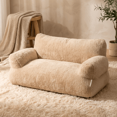 SnoozeLounge | Calming Pet Sofa Bed with Plush Comfort for Small to Medium Dogs and Cats 0