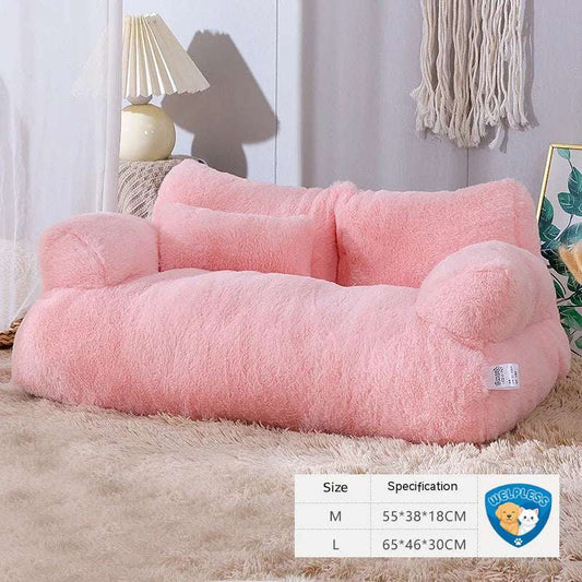 SnoozeLounge | Calming Pet Sofa Bed with Plush Comfort for Small to Medium Dogs and Cats 1