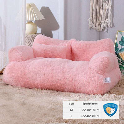 SnoozeLounge | Calming Pet Sofa Bed with Plush Comfort for Small to Medium Dogs and Cats 1
