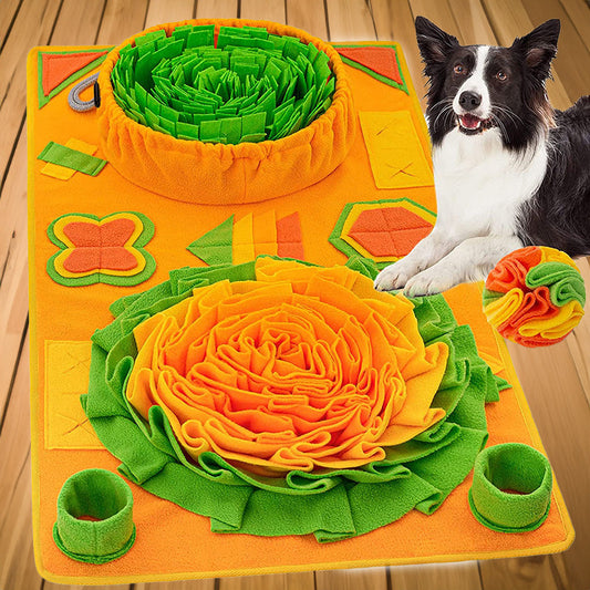 Snuffle Mat for Dogs with Interactive Design and Soft Cotton Fabric for All Breeds 0