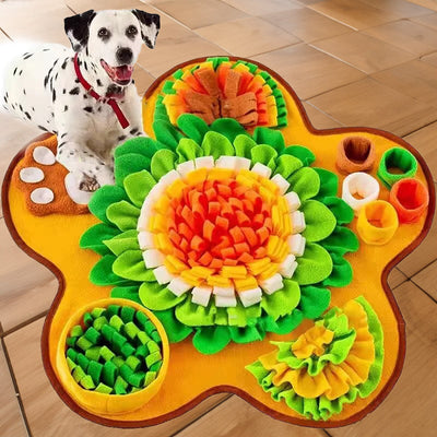 Snuffle Mat for Dogs with Interactive Design and Soft Cotton Fabric for All Breeds 12