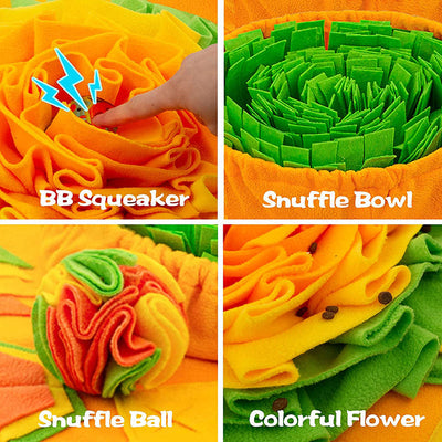 Snuffle Mat for Dogs with Interactive Design and Soft Cotton Fabric for All Breeds 4