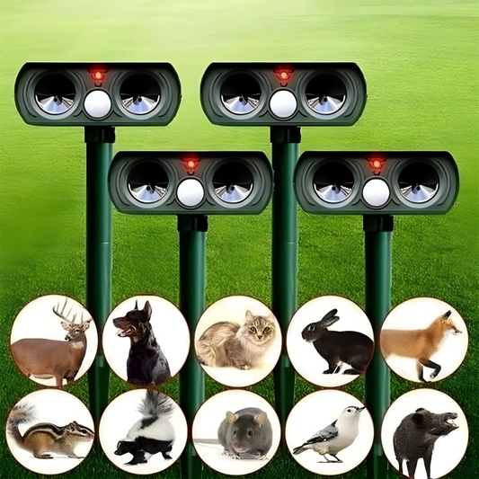 Solar Ultrasonic Pest Repeller with Motion Sensor for Outdoor Protection Against Animals 1