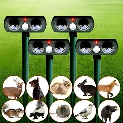 Solar Ultrasonic Pest Repeller with Motion Sensor for Outdoor Protection Against Animals 1