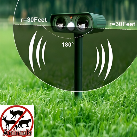 Solar Ultrasonic Pest Repeller with Motion Sensor for Outdoor Protection Against Animals 2