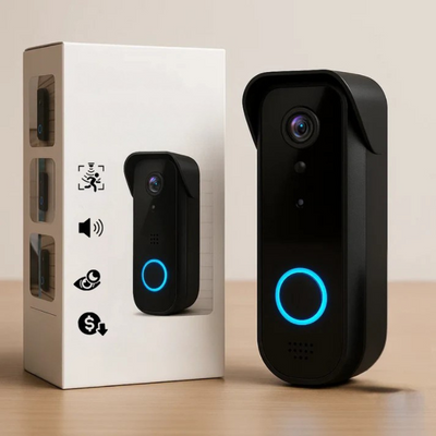 Video Doorbell Camera with Night Vision and Two-Way Audio for Home Security 0
