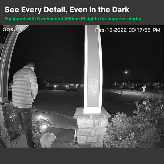 Video Doorbell Camera with Night Vision and Two-Way Audio for Home Security 3