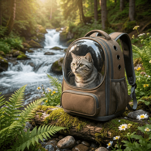 VistaPod | Transparent Cat Travel Carrier with Comfortable Padding for Cats up to 15 lbs 0