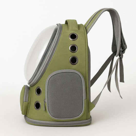 VistaPod | Transparent Cat Travel Carrier with Comfortable Padding for Cats up to 15 lbs 5