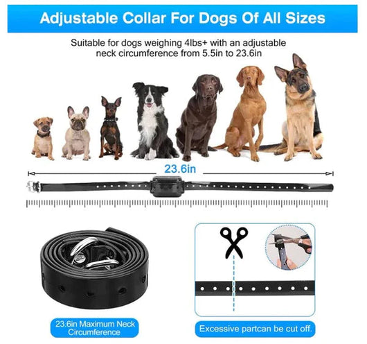 Wireless Dog Fence System with Adjustable Training Collar for All Dog Sizes - Waterproof & Long Range up to 500m 7