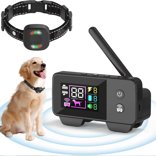 Wireless Dog Fence System with Rechargeable Waterproof Collar for All Breeds 1
