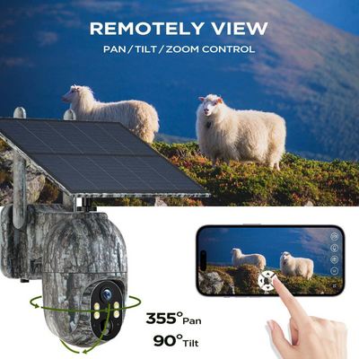 Wireless Security Camera with Solar Power and Night Vision for Outdoor Monitoring 3