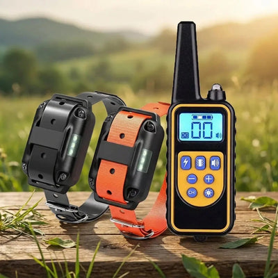 Dog Training Collars with Remote Control | Waterproof and Adjustable for All Breeds-Training Collars-Levereau-Levereau