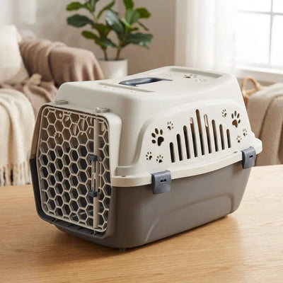 Pet Carrier with Heavy-Duty Design | Airline Approved for Safe Dog and Cat Travel Levereau
