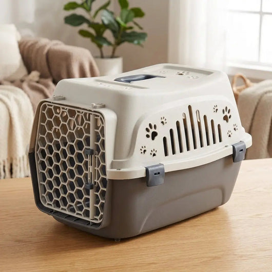 Pet Carrier with Heavy-Duty Design | Airline Approved for Safe Dog and Cat Travel Levereau