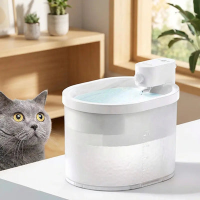 Cat Water Fountain with Filtered Automatic Circulation | for Dogs and Cats-Pet Water Fountains-Levereau-Default-Levereau