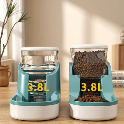 Automatic Pet Feeder with 3.8L Capacity-Automatic Feeders-Levereau-Blue-Feed-Levereau