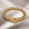 Dog Collar with Gold Chain | Elegant Design for All Dog Sizes