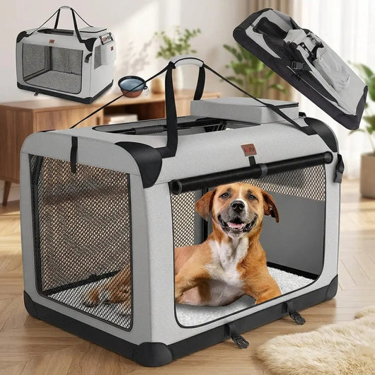 Dog Carrier Bag with Breathable Mesh | for Small Dogs, Travel, and Home Use Levereau