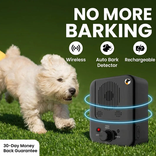 Stop Dog Barking Device with Adjustable Intensity | Waterproof for Indoor and Outdoor Use-Bark Control Devices-Levereau-Default-Levereau