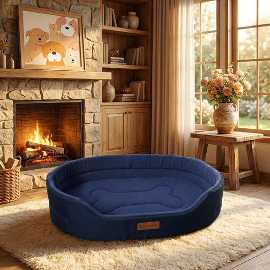 Orthopedic Dog Bed with Memory Foam for All Dog Sizes and Joint Support-Orthopedic Dog Beds-Levereau-Blue-S (40*30 cm)-Levereau