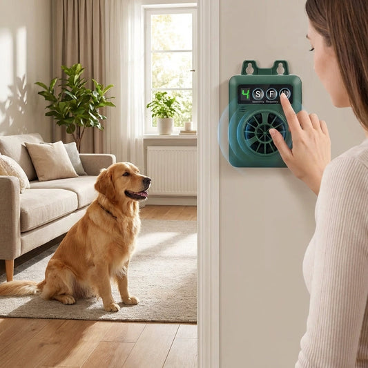 Anti Barking Device with Adjustable Sensitivity | for Dogs Up to 12 Years Old-Bark Control Devices-Levereau-Default-Levereau