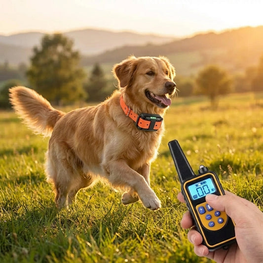 Dog Training Collars with Remote Control | Waterproof and Adjustable for All Breeds-Training Collars-Levereau-Levereau