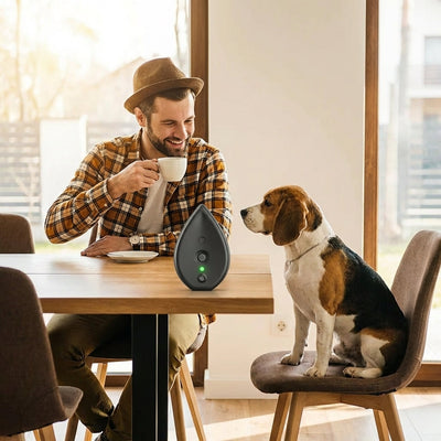Dog Bark Stopper Device with Adjustable Sensitivity for Indoor Dogs-Bark Control Devices-Levereau-Default-Levereau