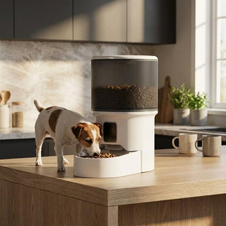 Advanced Automatic Dog Feeder with LCD Controls | Customizable Meal Scheduling for Dogs of All Sizes